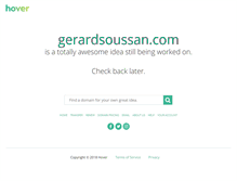 Tablet Screenshot of gerardsoussan.com